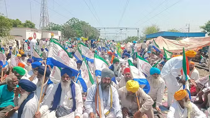 Kisan Rail Roko Andolan