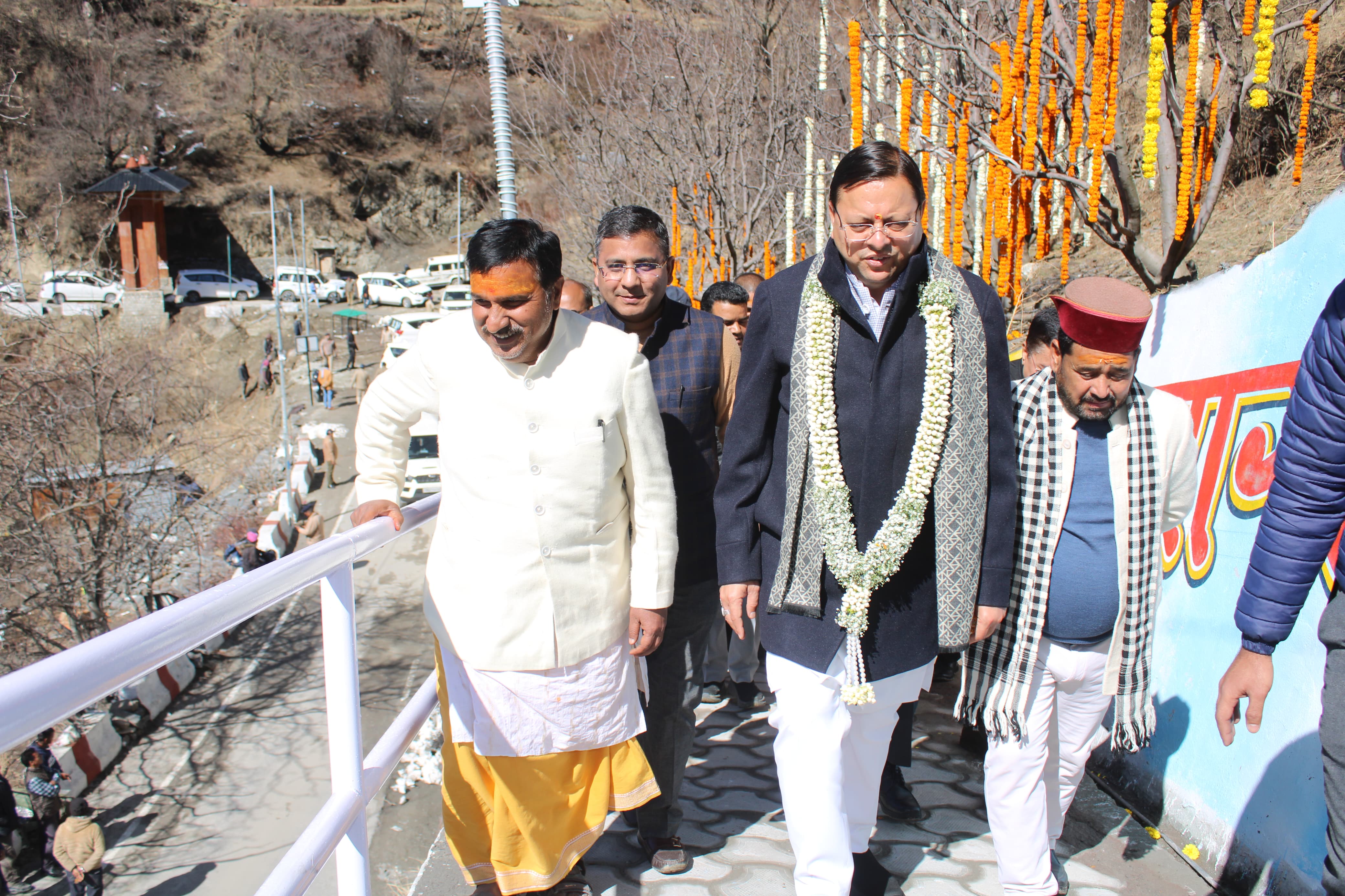 CM Visit Harshil 